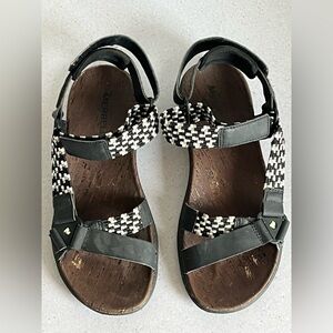 Merrell Sandals Women’s 6 Around Town Sunvue Back Strap Comfort Casual Strappy‎